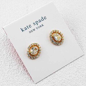 Kate Spade Crystal Inlaid Stud Earrings